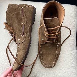 Browns Suede Moccasins